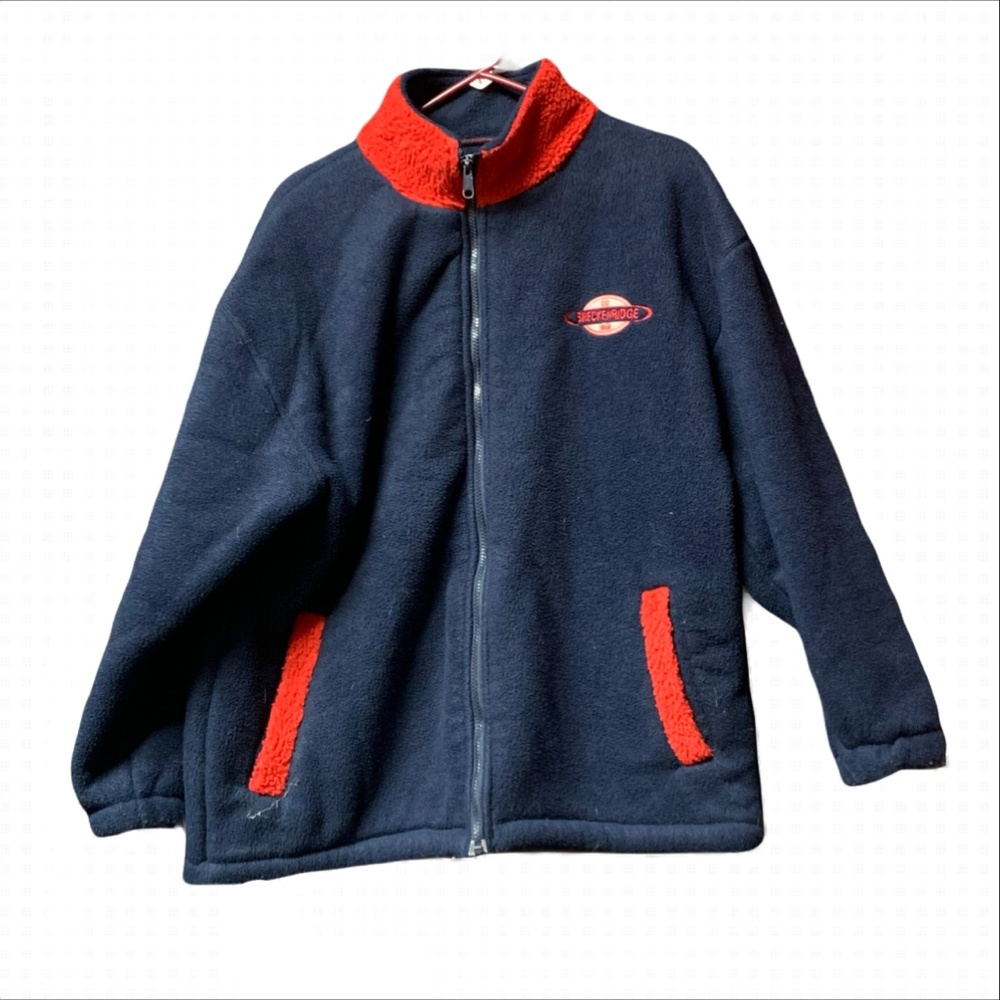 22. Breckenridge Blue and Red Jacket Size XL